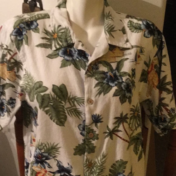 🌴NWOT Colorful & Too Fun Cherokee Sz Med Unisex Hawaiian Style Shirt 🌴 - Picture 5 of 11
